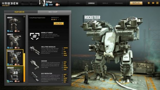 Hawken: ancora immagini dall'open beta
