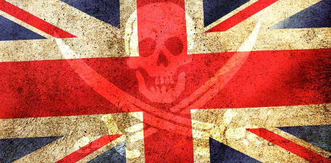 Giro di vite contro la pirateria nel Regno Unito