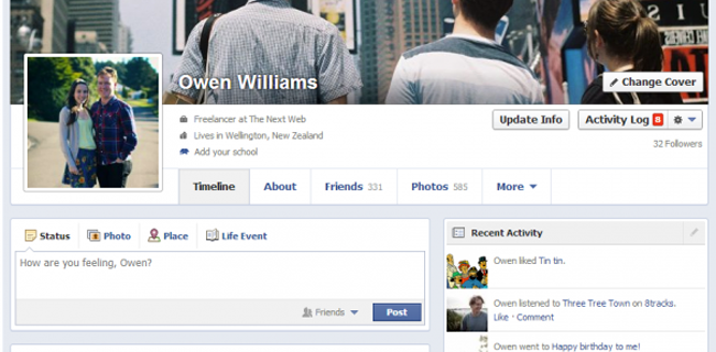 Facebook: sta arrivando la nuova Timeline