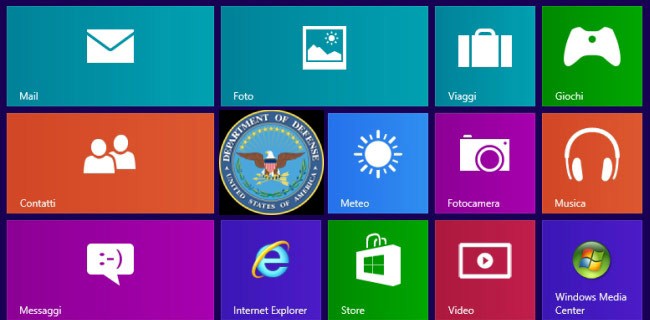 Windows 8 sui PC del Dipartimento della Difesa USA