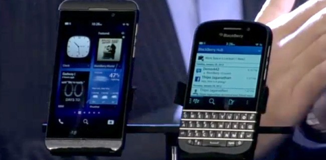 BlackBerry 10, distribuito il primo update