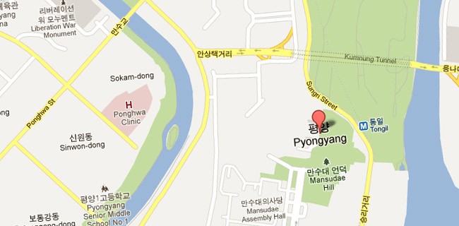 La Corea del Nord è su Google Maps