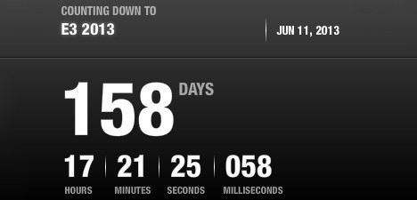 Il conto alla rovescia in vista dell'E3 2013