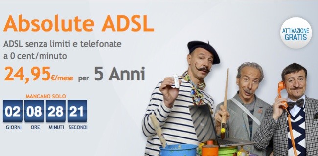 Abbonamenti Infostrada: canone scontato per 5 anni