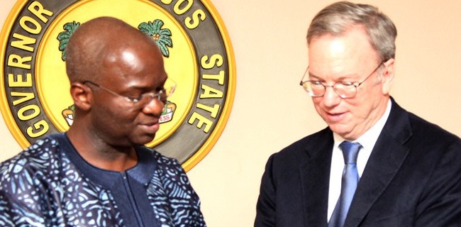 Breve visita in Nigeria per Eric Schmidt