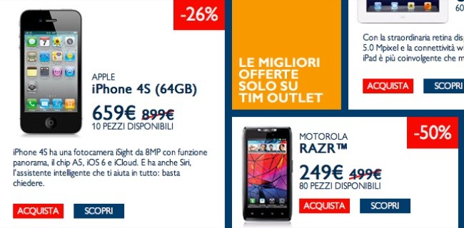 TIM Outlet: Samsung Galaxy Note a 299 euro