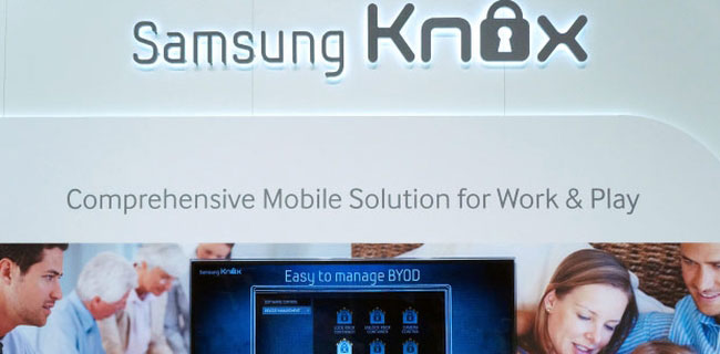 Samsung Knox sfida BlackBerry Balance