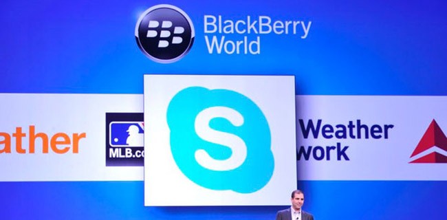Skype per BlackBerry 10 sarà un port Android