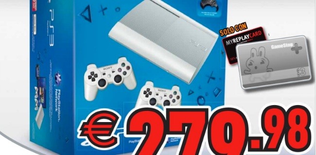 GameStop: PlayStation 3 500 GB White a 279 euro