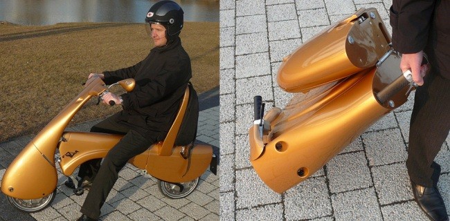 Antro Moveo: ecco il mezzo a due ruote pieghevole