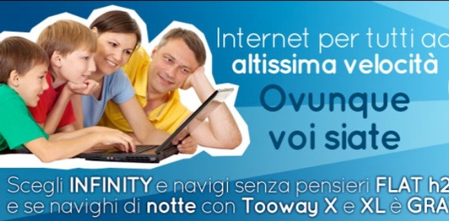 Noitel Tooway Infinity: flat internet satellitare