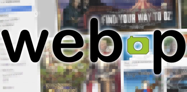 Chrome Web Store: WebP al posto di JPEG e PNG