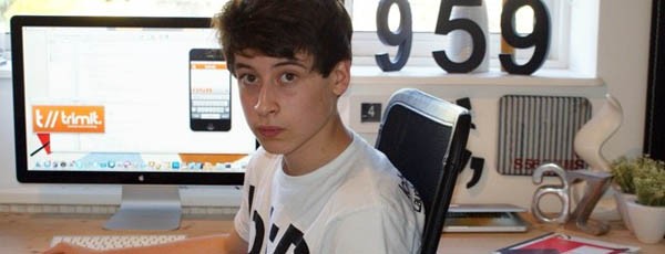 Nick D'Aloisio, il giovanissimo ideatore di Summly: un'applicazione per iPhone appena acquisita da Yahoo.