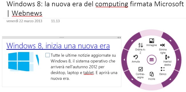 Microsoft aggiorna OneNote per Windows 8