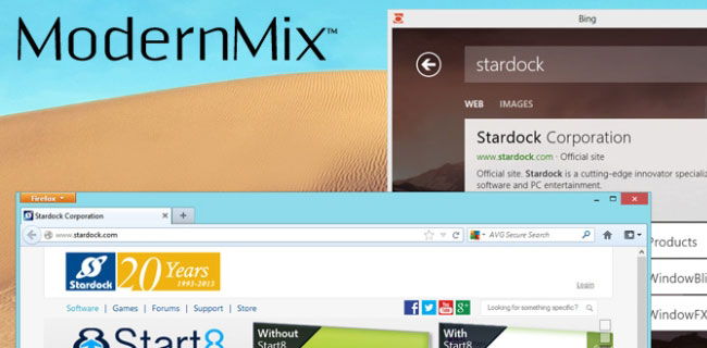 ModernMix, le app Windows 8 tornano sul desktop