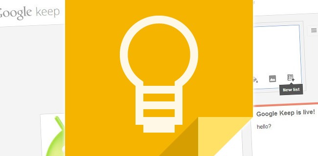 Google Keep, avvistato un nuovo servizio di bigG