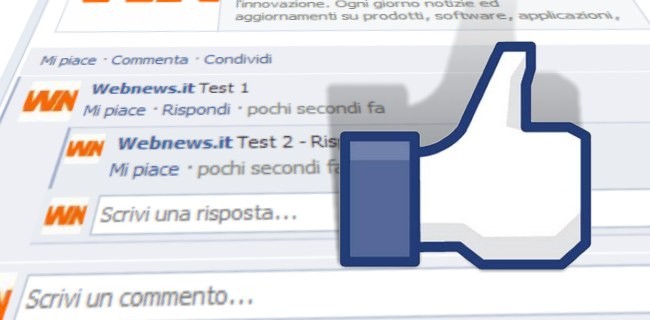 Facebook abilita le risposte ai commenti