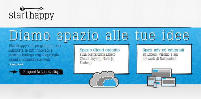 Starthappy: due milioni di euro per 20 startup