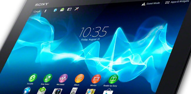 Sony Xperia Tablet S: Jelly Bean a fine aprile