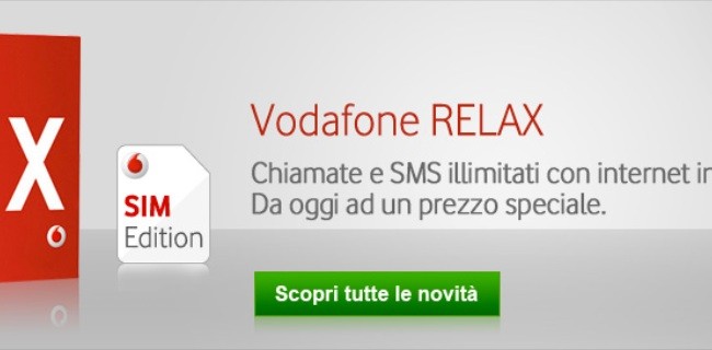Vodafone Relax: niente tassa di concessione