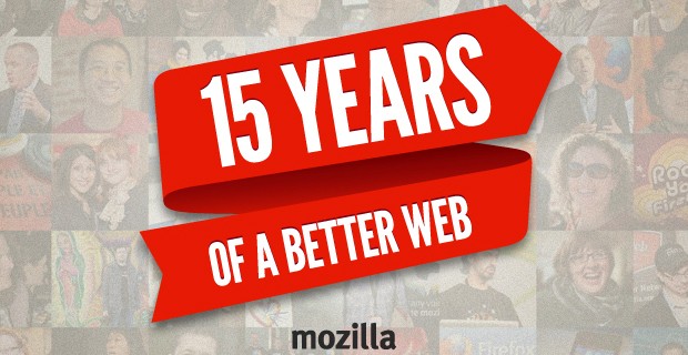 #WebStory: come festeggiare i 15 anni di Mozilla