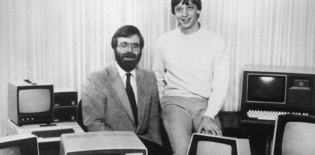Bill Gates e Paul Allen insieme come nel 1981