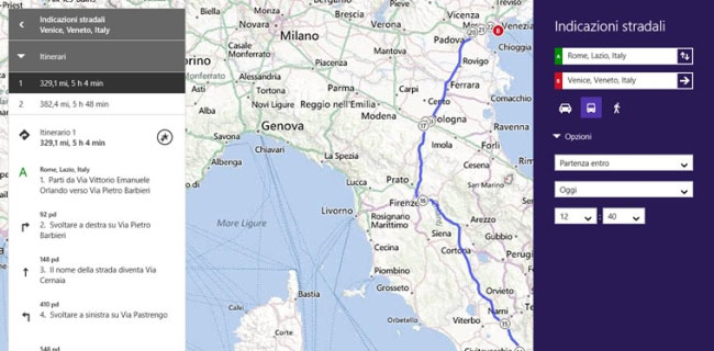 Windows 8, update per le app Bing