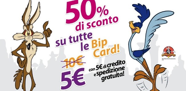 Bip Mobile: per il weekend Bip Card a metà prezzo