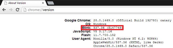 Il nuovo motore di rendering Blink è già disponibile nella versione di Chrome Canary rilasciata oggi