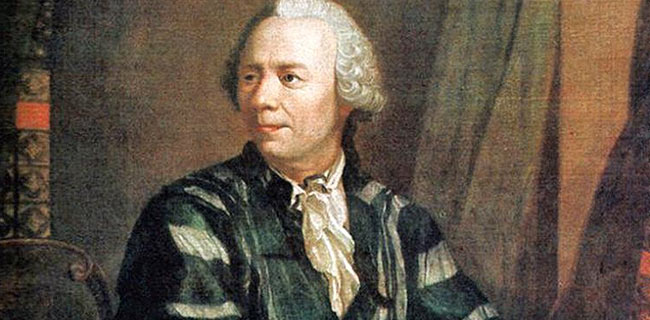 Eulero, un doodle animato per il matematico