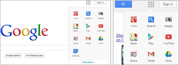 Il restyling alla homepage di Google, avvistato per la prima volta a fine febbraio