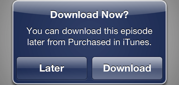 iTunes Store, nuova opzione Scarica dopo