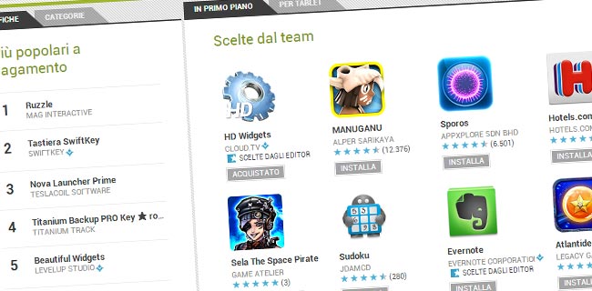 Google Play: 60.000 app eliminate in un mese