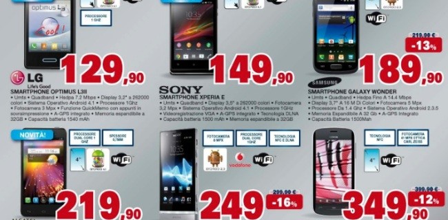 Volantino Unieuro: Nokia 808 PureView a 349 euro