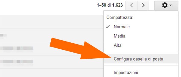Gmail: come attivare la nuova interfaccia della casella "Posta in arrivo" (step 1)