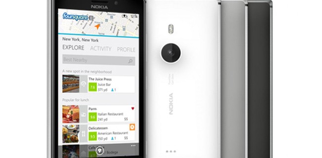Foursquare, realtà aumentata sui Nokia Lumia