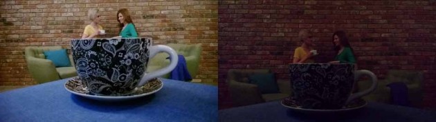 Confronto tra Nokia Lumia 925 (sinistra) e Samsung Galaxy S4 (destra).