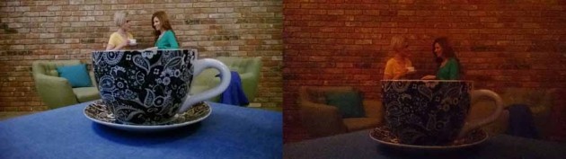 Confronto tra Nokia Lumia 925 (sinistra) e Sony Xperia Z (destra).