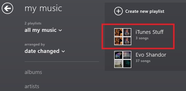 Importare le playlist di iTunes in Xbox Music