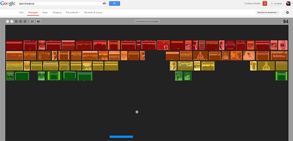 Un easter egg nascosto in Google Immagini rende omaggio ad Atari Breakout, con un gioco interattivo