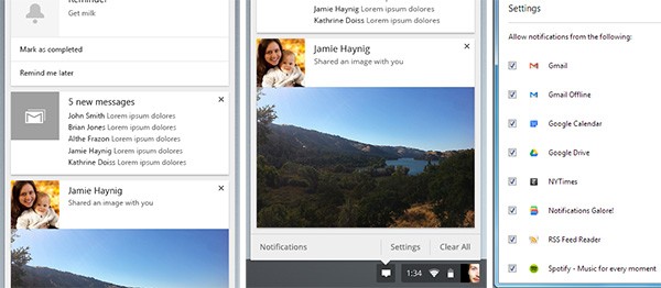 Le notifiche di Chrome non visualizzate sono raccolte nella barra delle applicazioni