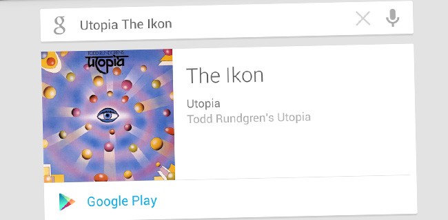 Google Now riconosce le canzoni