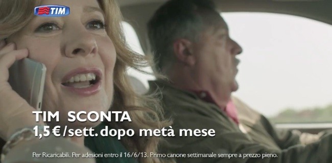 TIM Sconta: da metà mese paghi la metà