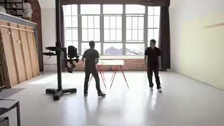 Allestimento di un set per una copertina di Macworld