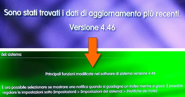 Sony ha rilasciato il firmware 4.46 per PlayStation 3