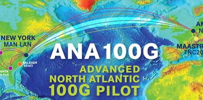 Fibra ottica a 100 Gbps sotto l'Oceano Atlantico