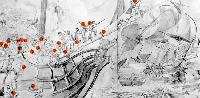 Assassin's Creed 4 mette i fan in un dipinto