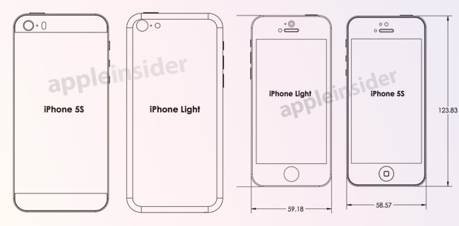 iPhone 5S e iPhone low cost: online il design