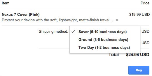 In Italia lo store Google Play non consente ancora l'acquisto diretto dei dispositivi, ma all'estero offre già diverse opzioni per la spedizione
