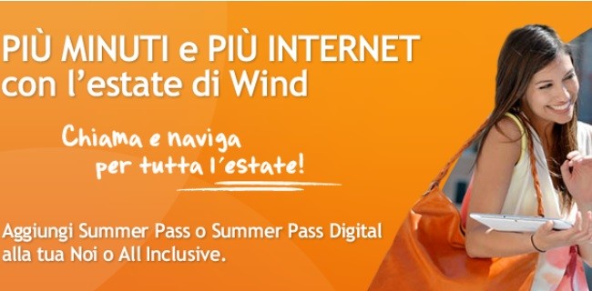 Wind lancia Summer Pass e Summer Pass Digital